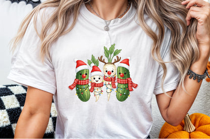 Christmas Parsnips and Pickles Clipart PNG Bundle