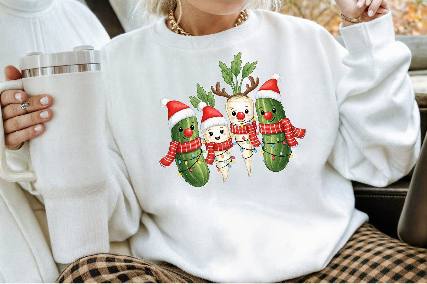 Christmas Parsnips and Pickles Clipart PNG Bundle