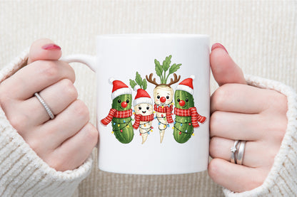 Christmas Parsnips and Pickles Clipart PNG Bundle
