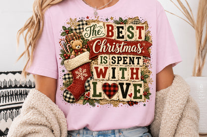 Holly Jolly Cheer PNG Bundle Christmas Patchwork Sublimation Designs