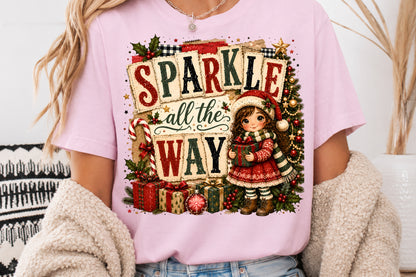 Merry Christmas Patchwork PNG Bundle Vintage Holiday Sublimation Designs