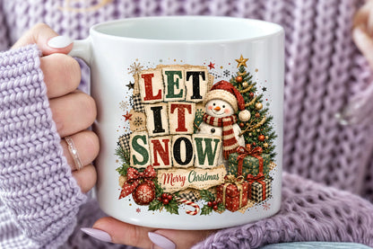 Merry and Bright Christmas Patchwork PNG Bundle Sublimation Designs