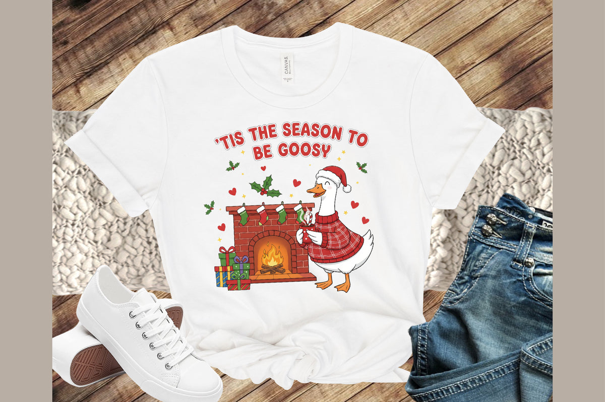 Funny Christmas Goose PNG