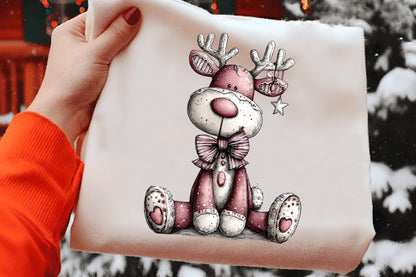 Christmas Reindeer PNG | Cute Reindeer Christmas Clipart | 4 PNG