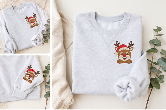 Christmas Reindeer Embroidery