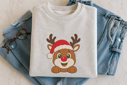Christmas Reindeer Embroidery