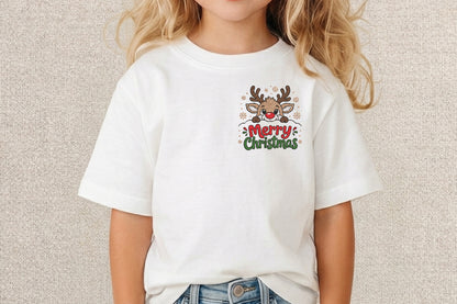 Christmas Reindeer Embroidery Design – Cute Reindeer Machine Embroidery Pattern, Festive Christmas & Winter Embroidery Design