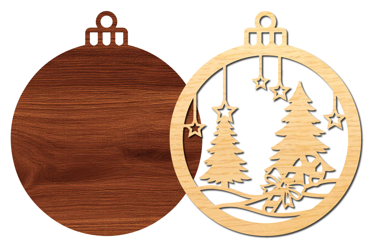 Christmas Tree Ornament Laser Cut SVG