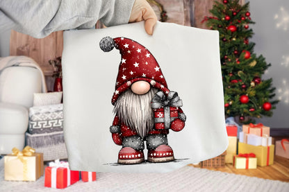 Christmas Santa Gnome Clipart PNG Sublimation