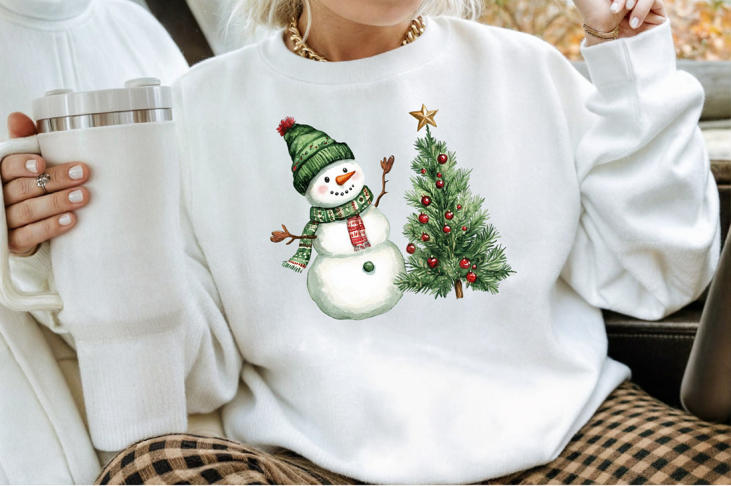 Christmas Snowman Clipart PNG Bundle Commercial Use