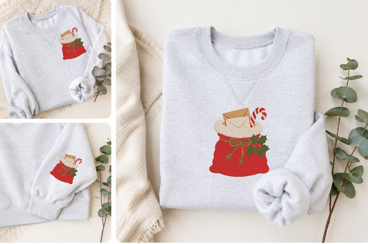 Christmas Stocking Embroidery Design