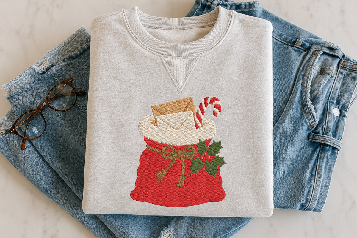 Christmas Stocking Embroidery Design