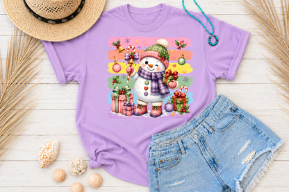 Cute Gingerbread Girl Christmas PNG Santa Snowman Tree Sublimation Bundle