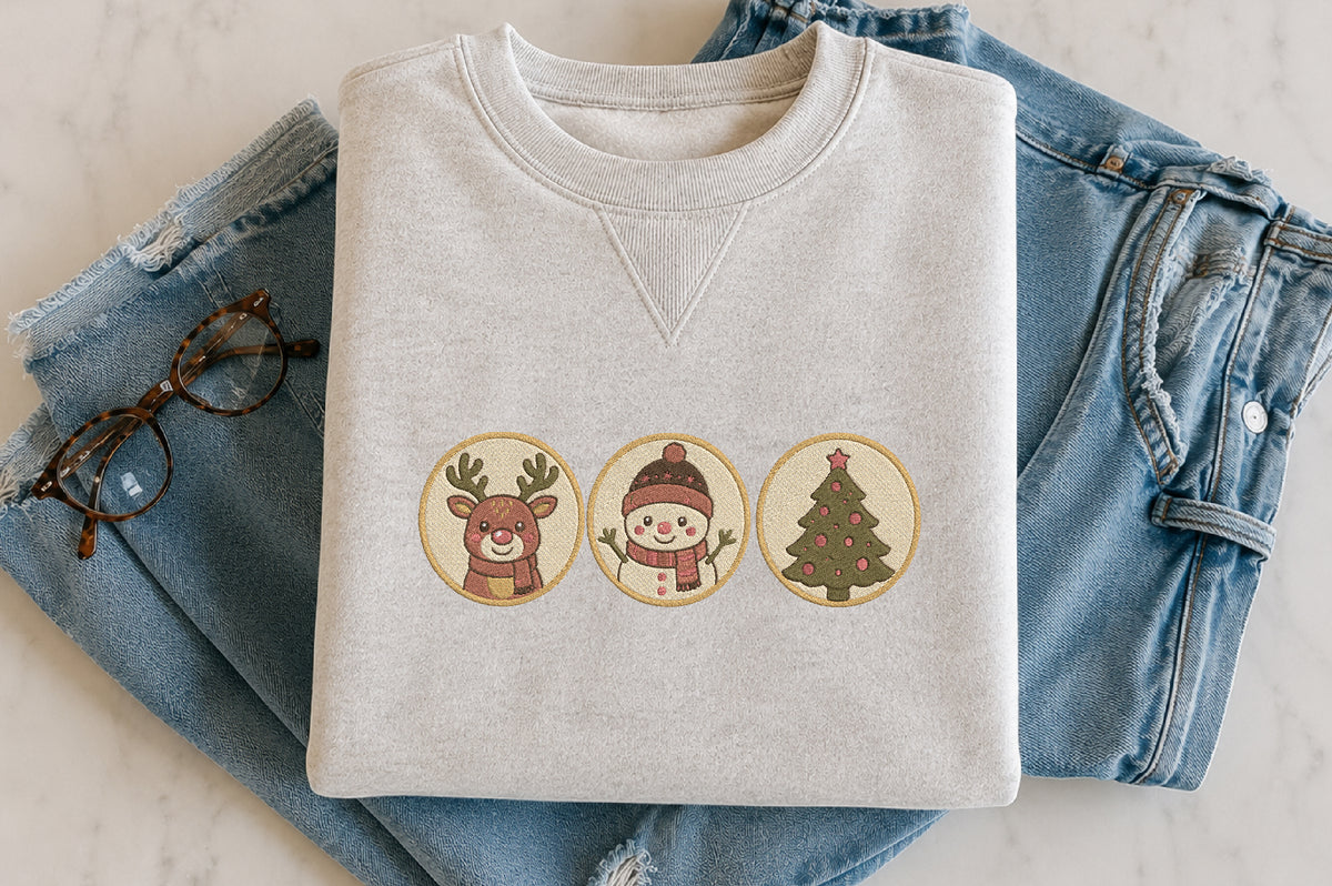 Christmas Sugar Cookie Embroidery Design