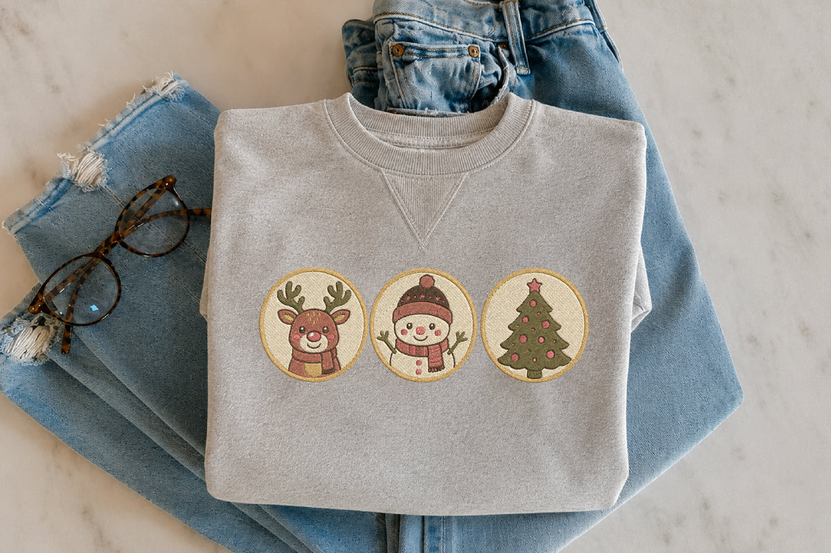 Christmas Sugar Cookie Embroidery Design