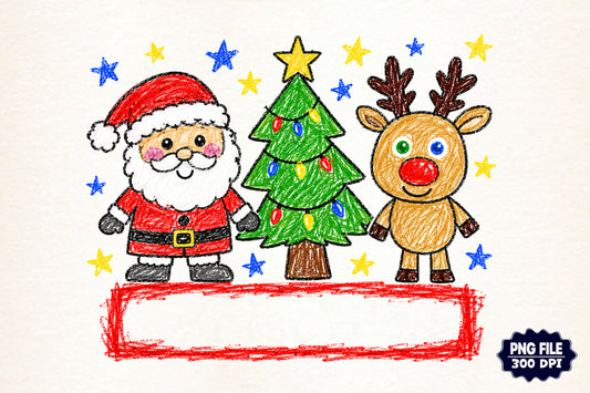 Christmas Teacher Custom Name PNG, Cute Santa Reindeer Christmas Teacher Sublimation Design