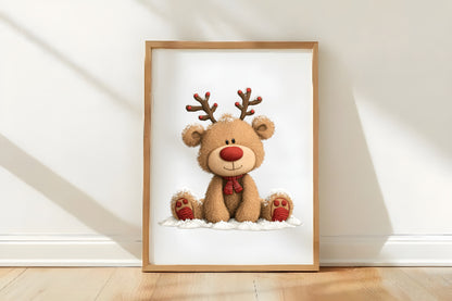 Christmas Teddy Bear Clipart PNG