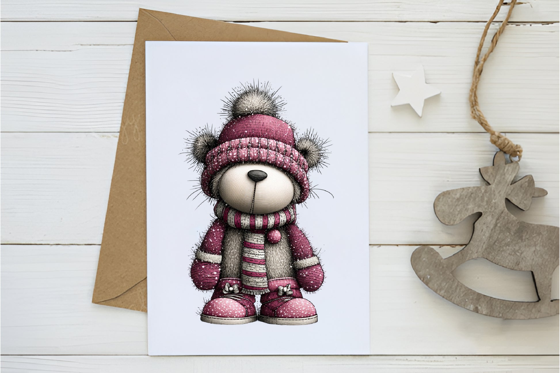 Christmas Teddy Bear Clipart PNG