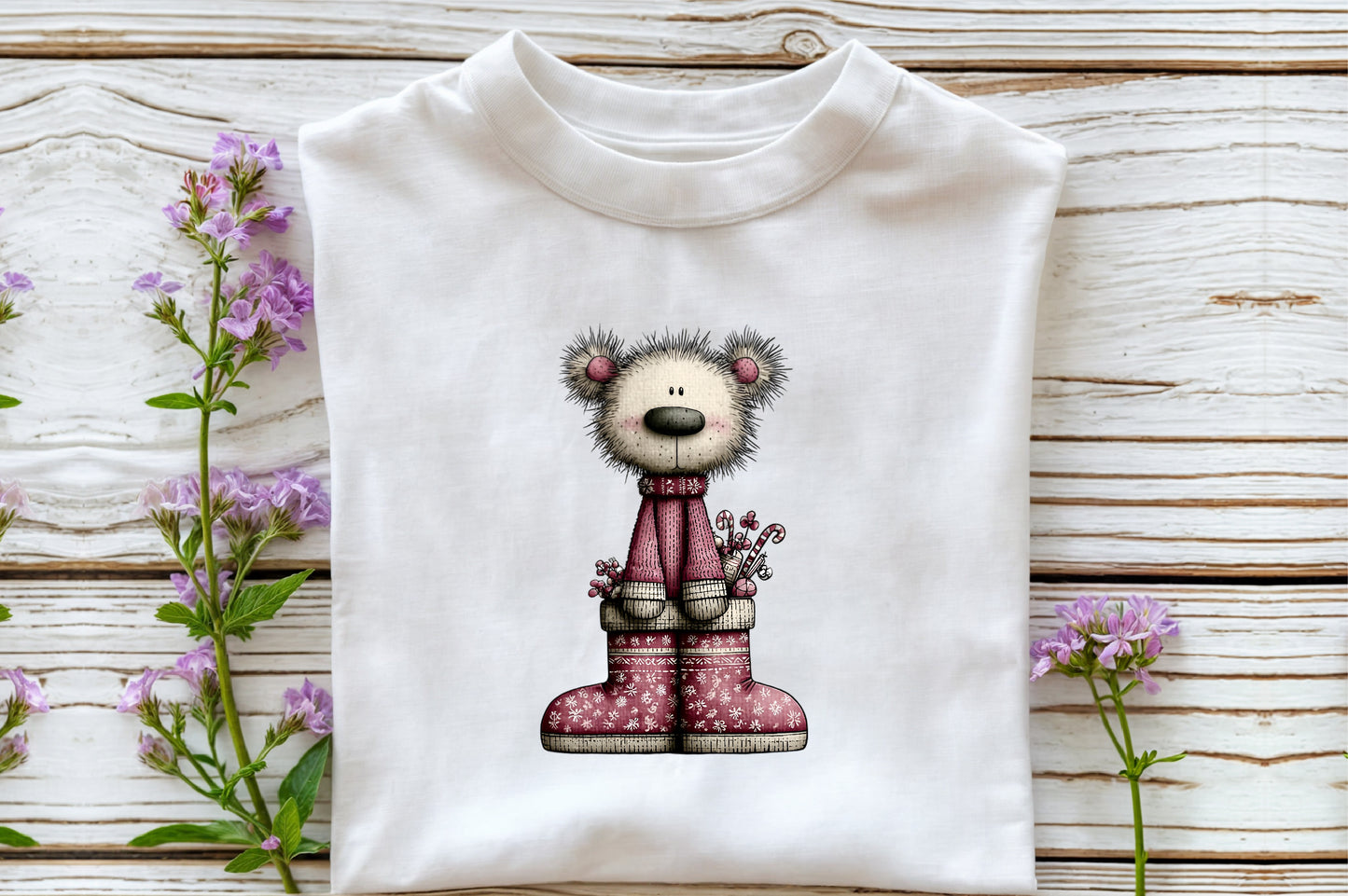 Christmas Teddy Bear Clipart PNG – Cute Winter Bear Designs