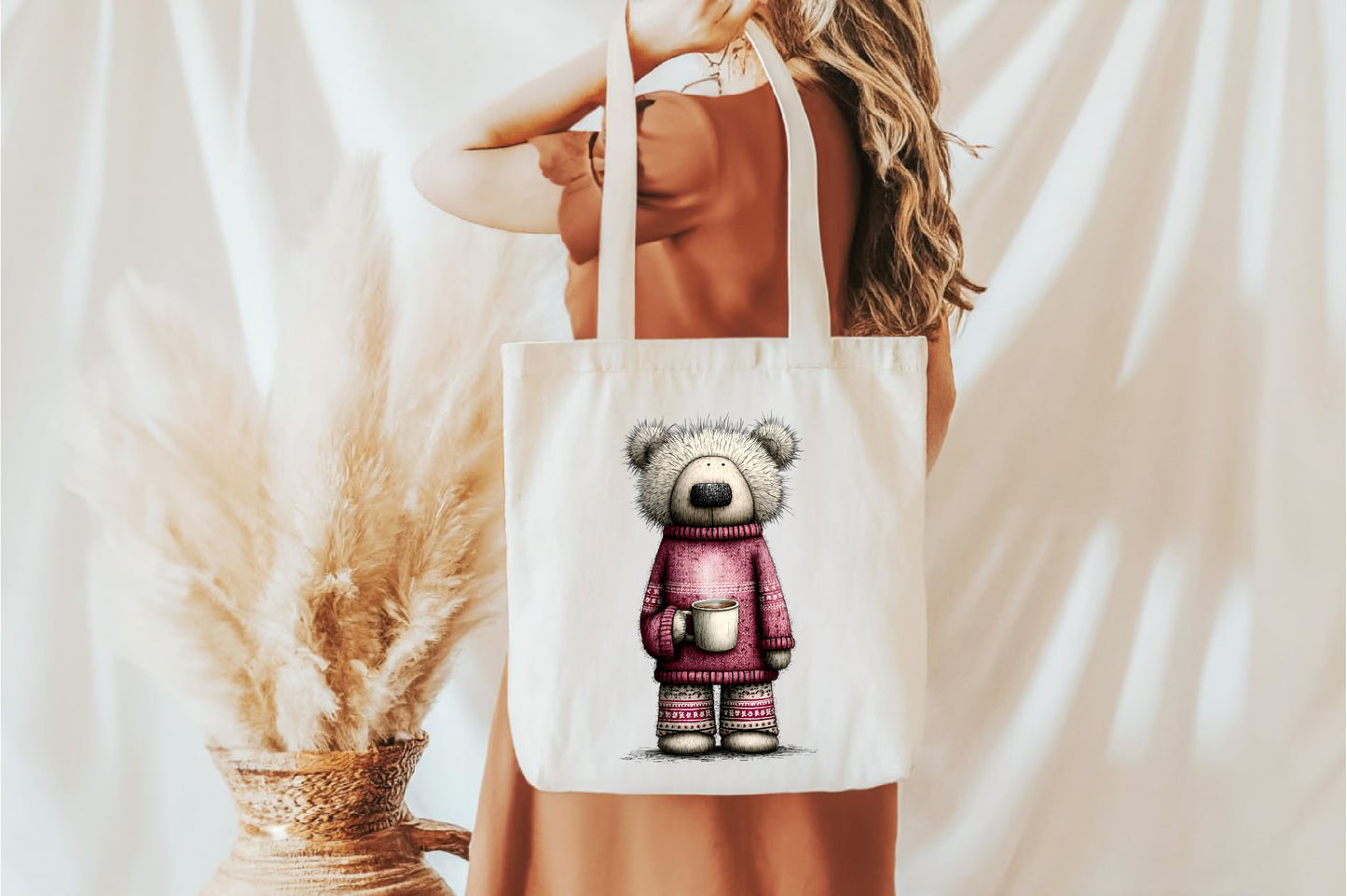 Christmas Teddy Bear Clipart PNG – Cute Winter Bear Designs