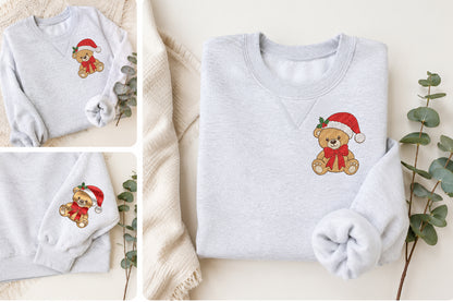 Christmas Teddy Bear Embroidery