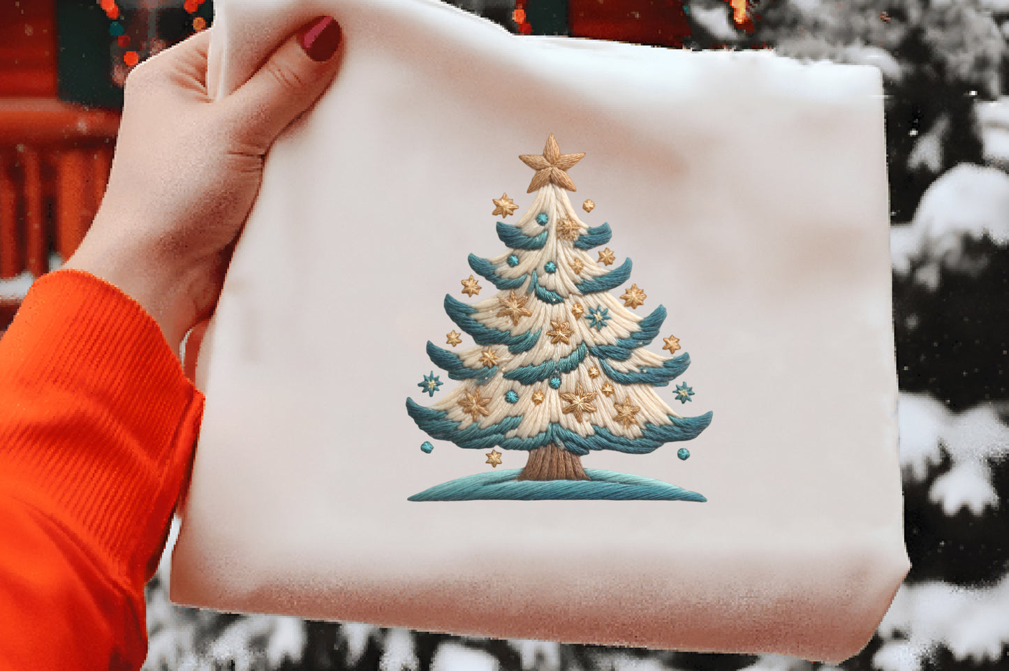Christmas Tree Clipart PNG Bundle | Cute Watercolor Holiday Christmas Tree Clipart | Festive Winter Tree PNG
