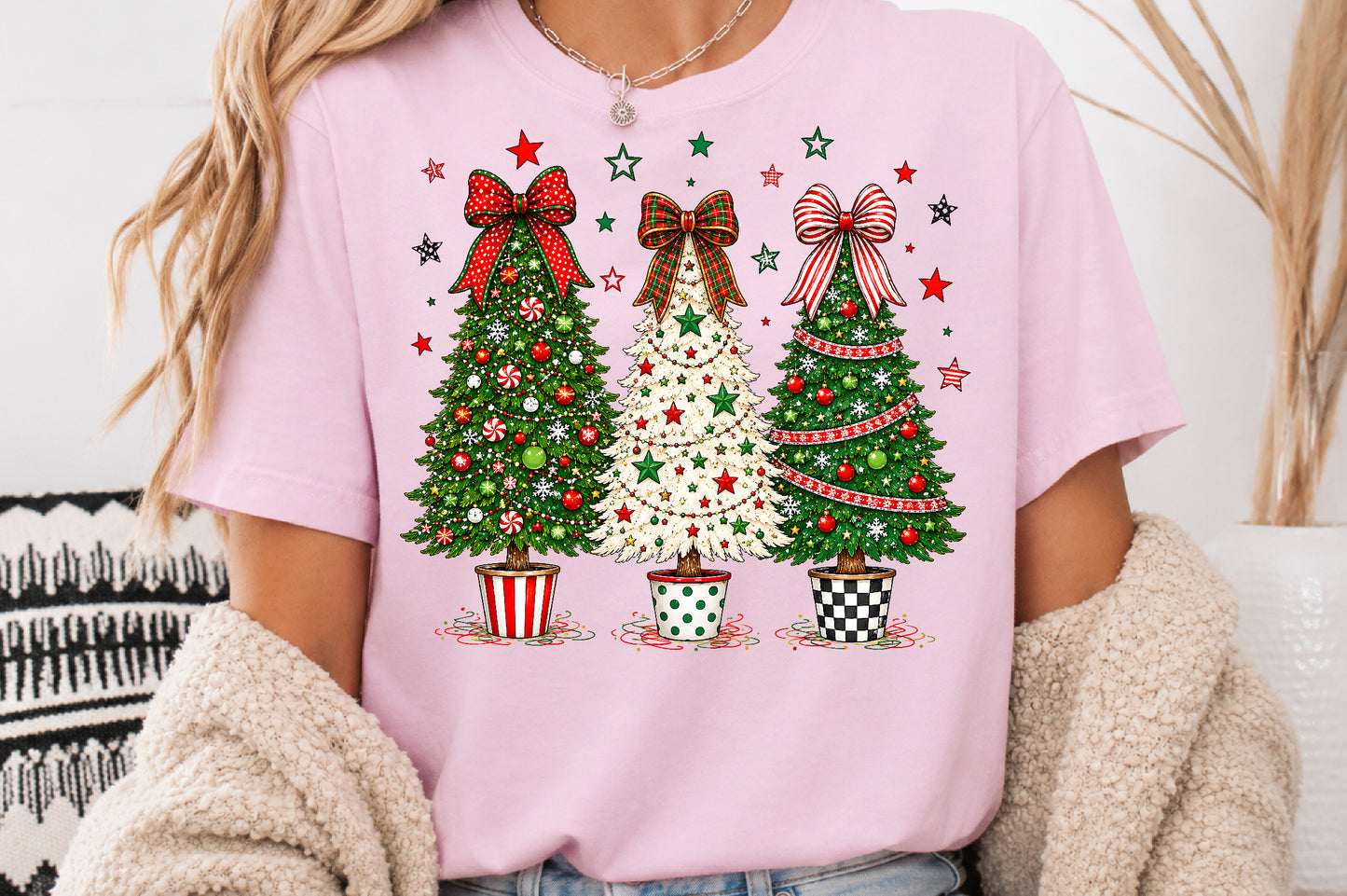 Christmas Tree PNG Bundle, Festive Holiday Sublimation Designs