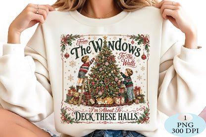 Christmas Tree Decorating Kids PNG