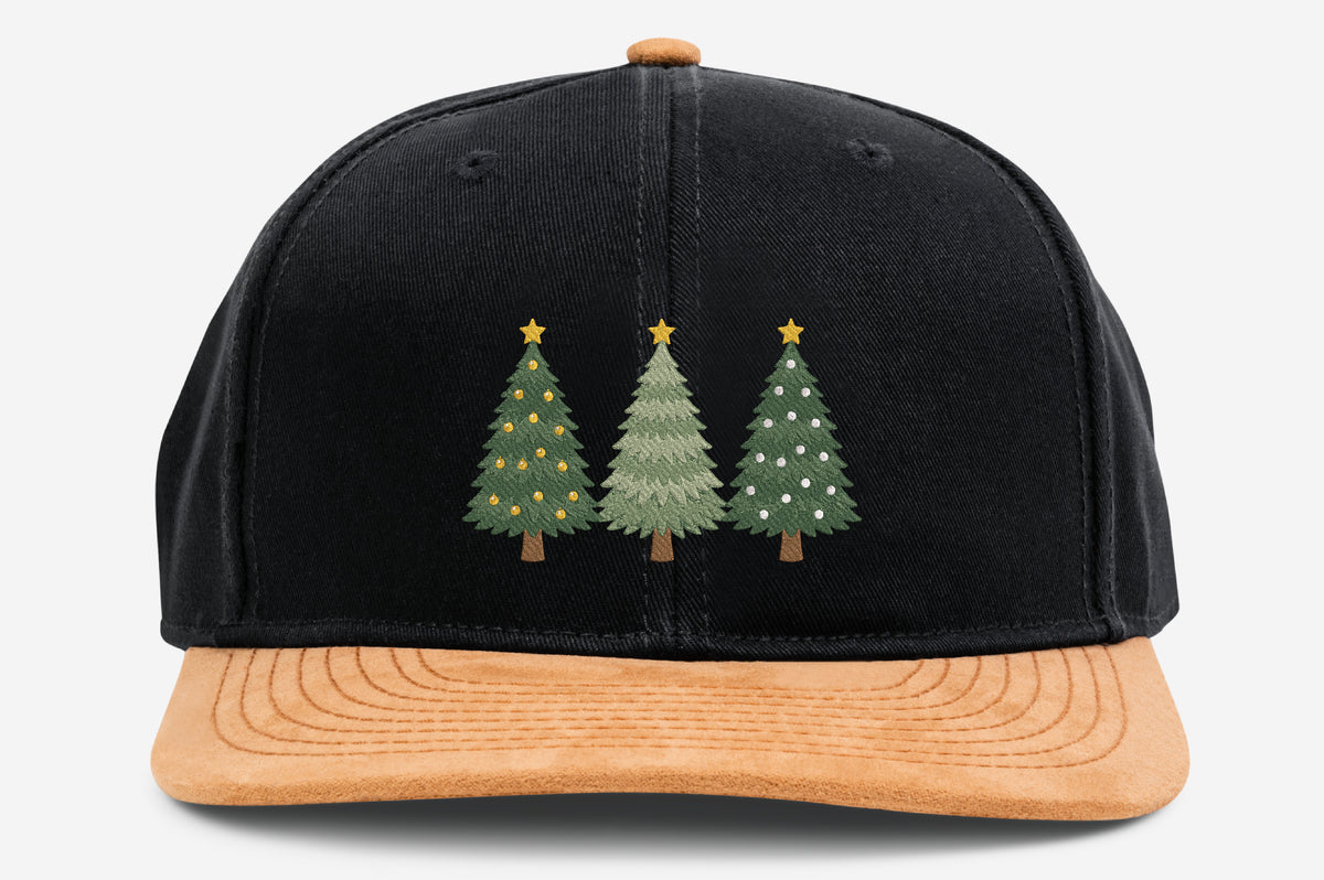 Christmas Tree Embroidery Design – Cute Christmas Tree Machine Embroidery Pattern, Festive Holiday & Winter Embroidery Design