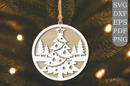 Christmas Tree Forest SVG