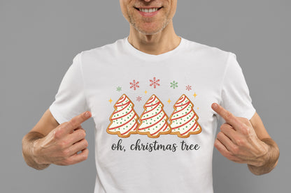 Oh Christmas Tree PNG Christmas Cookie Tree Sublimation Design