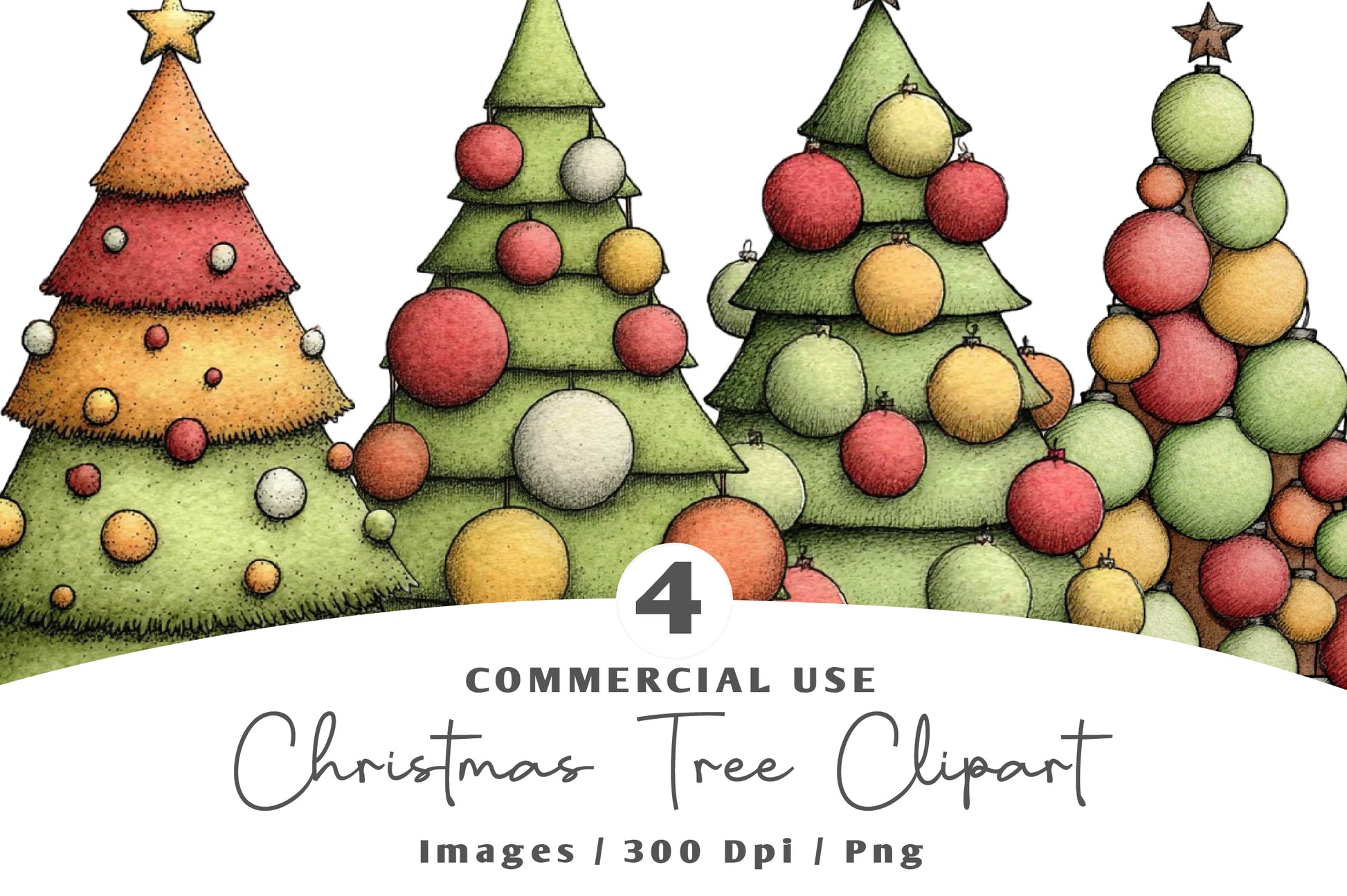 Christmas Tree Clipart PNG