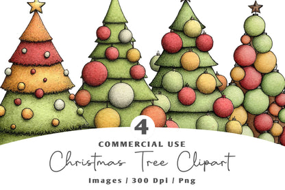 Christmas Tree Clipart PNG