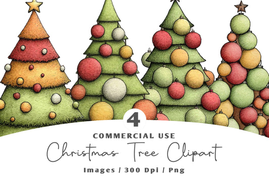 Christmas Tree Clipart PNG