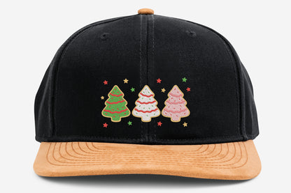 Christmas Trees Embroidery Design – Cute Christmas Trees Machine Embroidery Pattern, Festive Holiday & Winter Embroidery Design