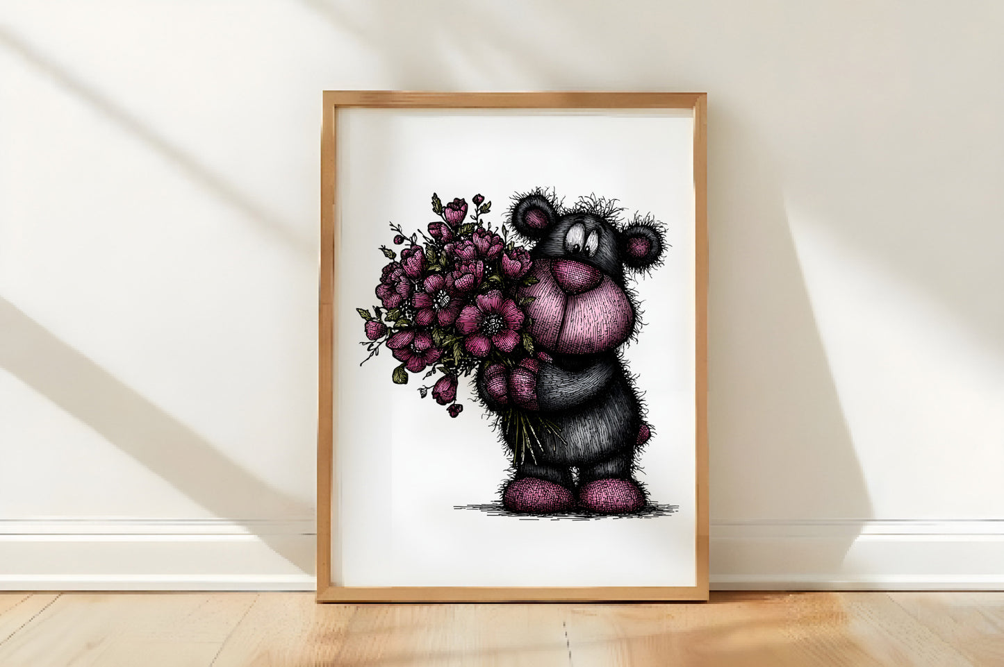 Christmas Whimsical Bear Clipart PNG