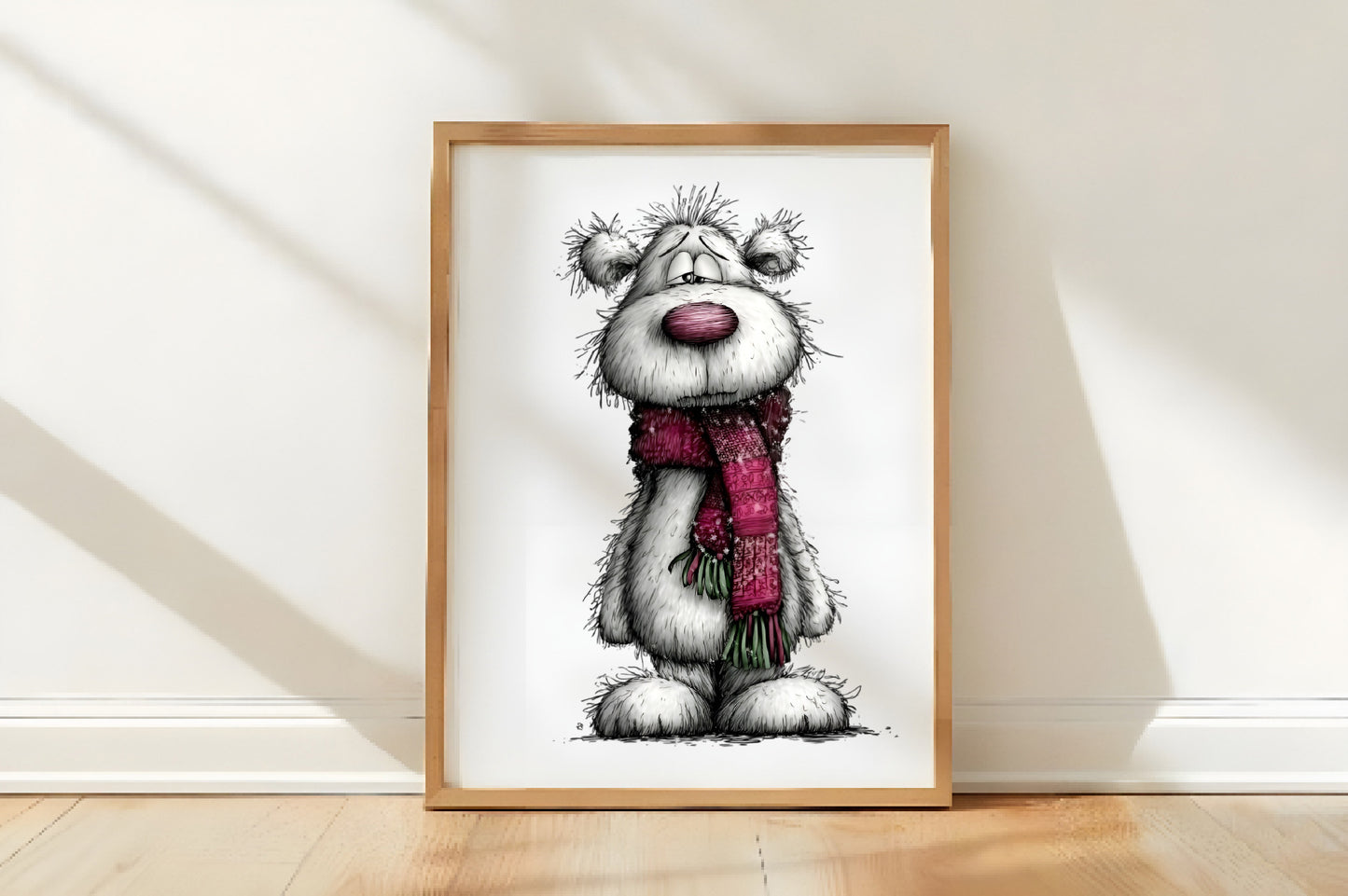Christmas Whimsical Bear Clipart PNG