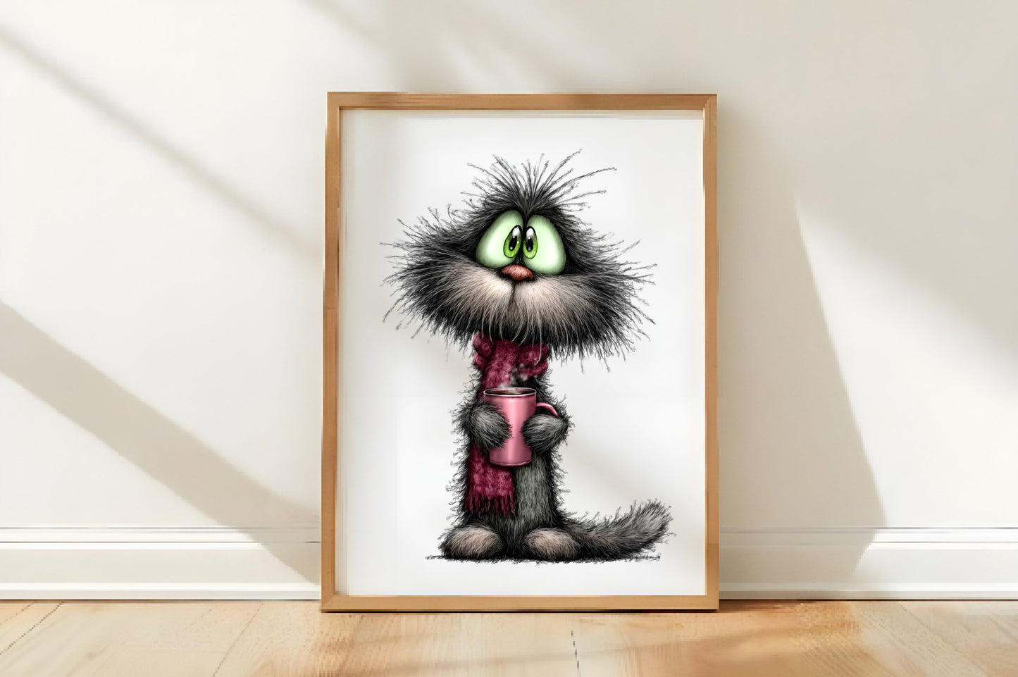 Christmas Whimsical Cats Clipart PNG