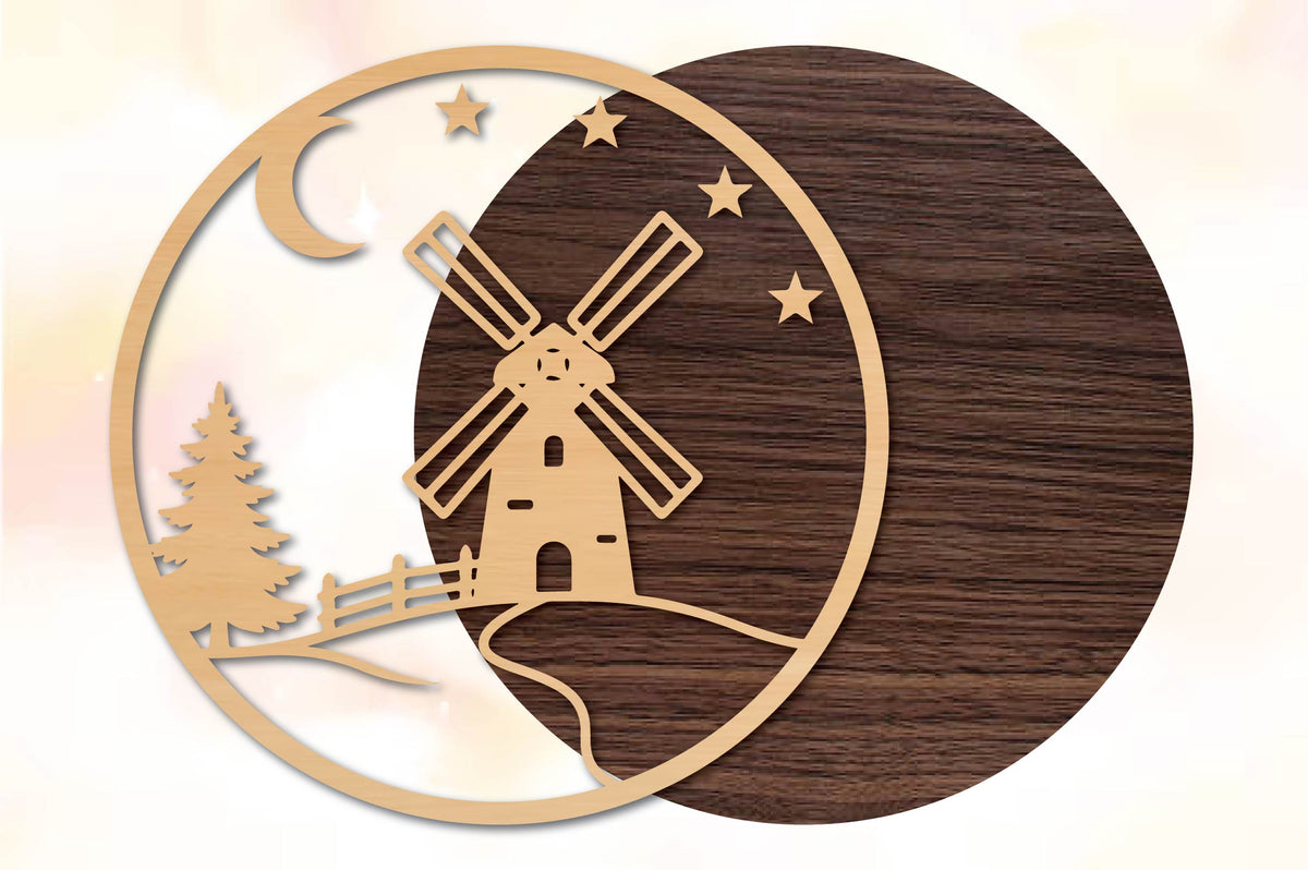 Christmas Windmill SVG