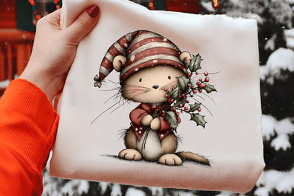Christmas Woodland Animals Clipart PNG