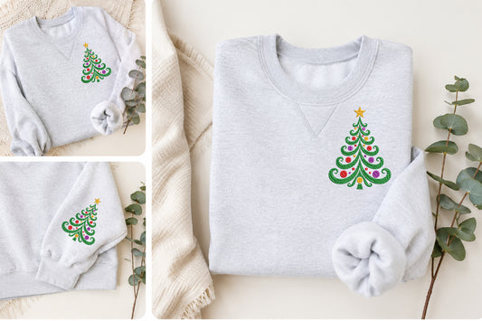 Christmas Tree Embroidery Design