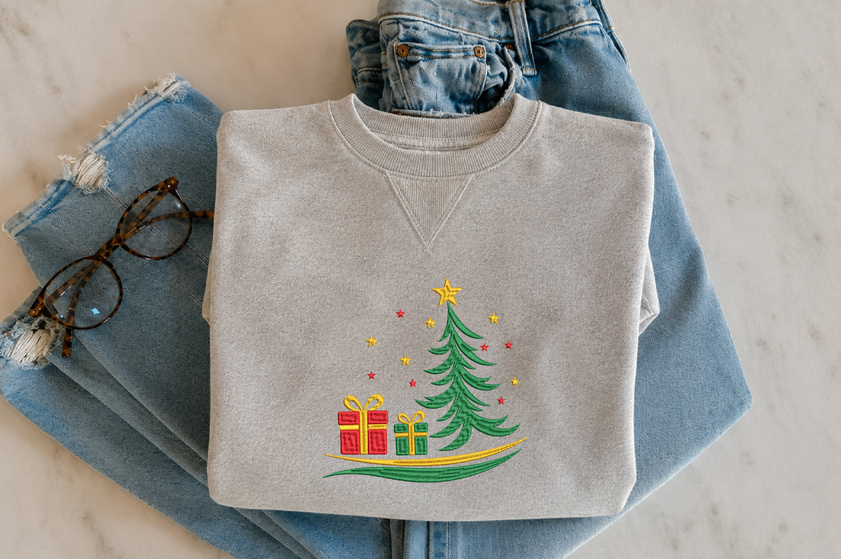 Christmas Tree Embroidery Design