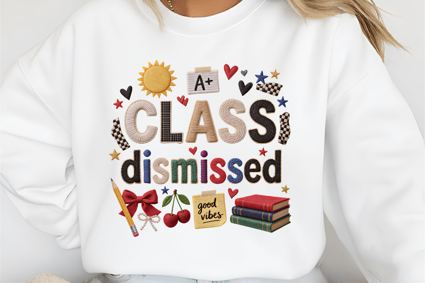 Class Dismissed Last Day of School Teacher Student PNG Sublimationc