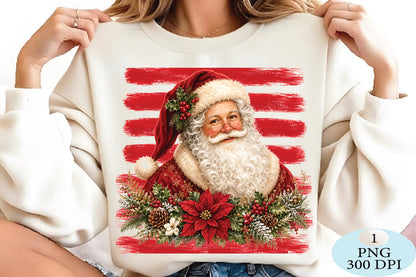 Classic Santa Christmas PNG