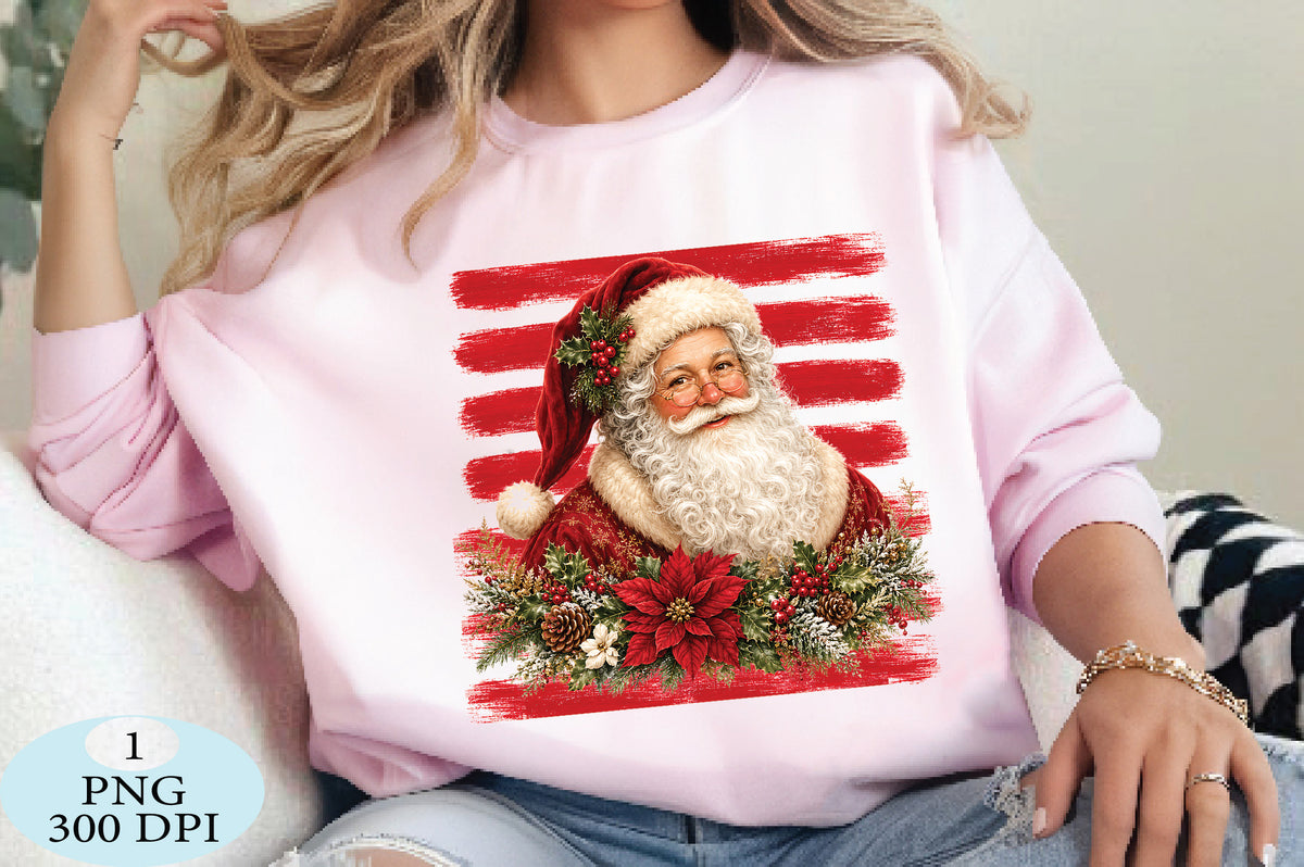 Classic Santa Christmas PNG