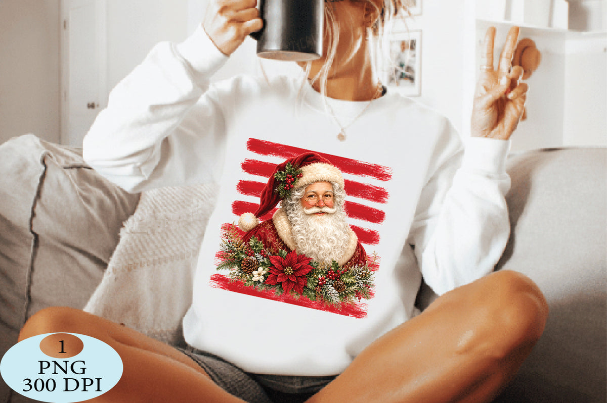 Classic Santa Christmas PNG