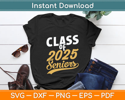 Class of 2025 Seniors Graduation Svg Digital Cutting File