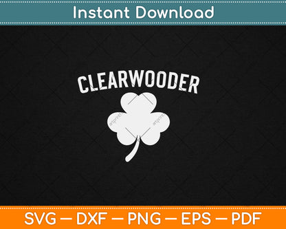 Clearwooder St. Patrick's Baseball Clearwater Philadelphia Svg Digital Cutting File