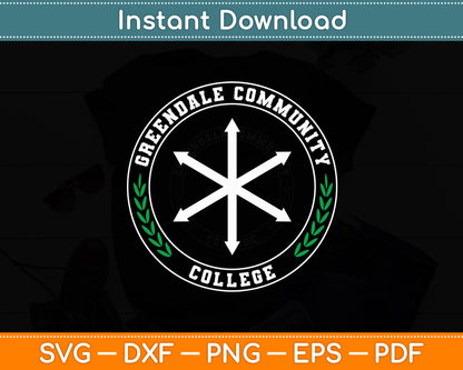 Community Greendale Community College Symbol Svg Digital Cutting File