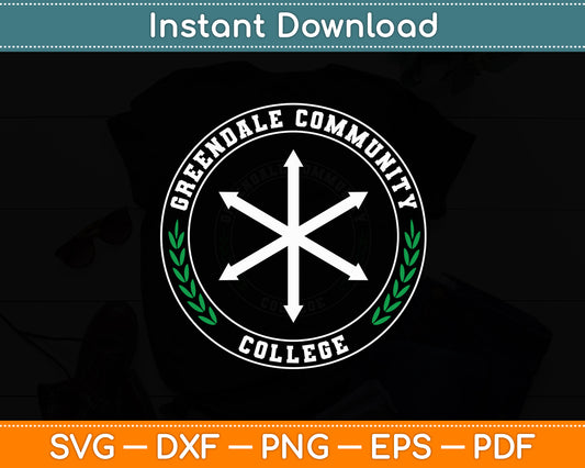 Community Greendale Community College Symbol Svg Digital Cutting File